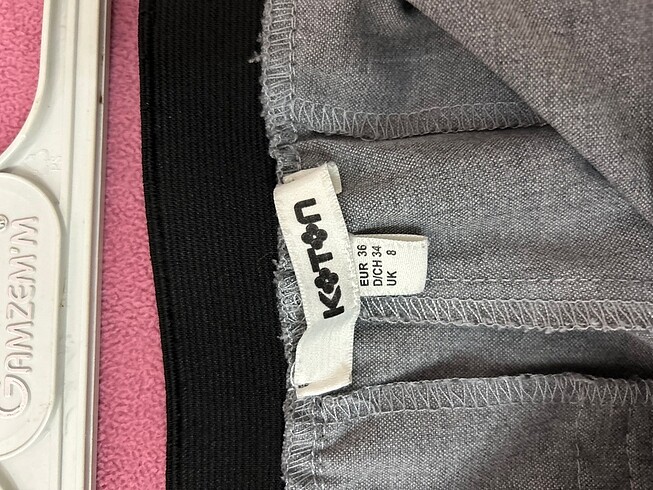 36 Beden gri Renk Kadın kumaş pantolon