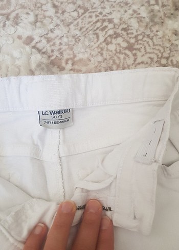 LC Waikiki Beyaz Erkek Çocuk Regular Fit Pantolon