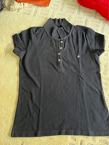 Lacivert Benetton polo yaka