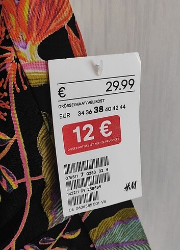 m Beden H&M Yazlık Etek