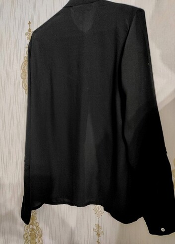 38 Beden siyah Renk H&M KADIN GÖMLEK 