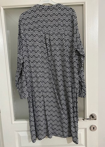 Gri Uzun Salaş Kadın Sabahlık - Görsel 3