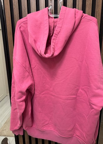 38 Beden Pembe Kapüşonlu Kadın Sweatshirt