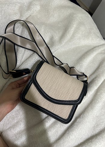 Gri Beyaz Yılan Desenli Kadın Çanta - Görsel 4