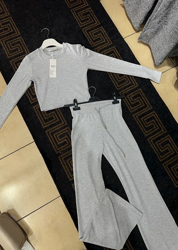 Gri Mini Kadın Eşofman Takımı - Görsel 4