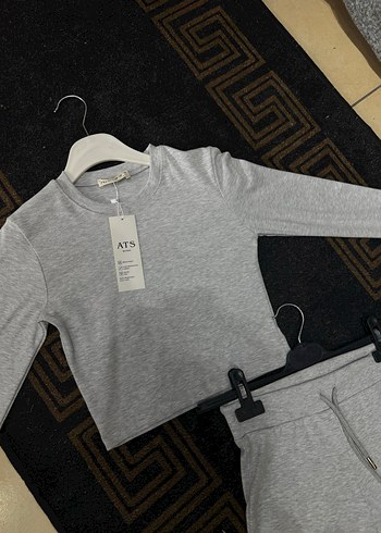 Gri Mini Kadın Eşofman Takımı - Görsel 2