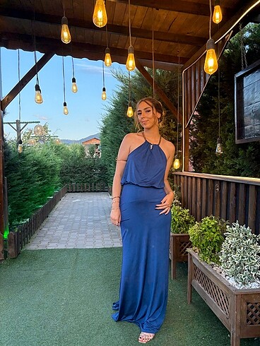 Saks Mavisi Elbise