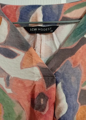 Bohem Tarz Uzun Renkli Batik Elbise - Görsel 3