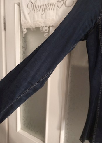 Erkek Lacivert Denim Gömlek - Görsel 7