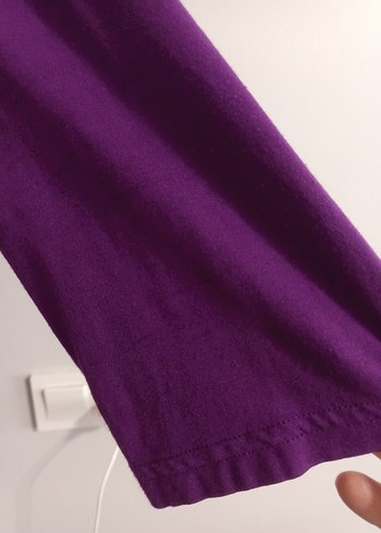 Kadın Mor Uzun ve Kolsuz Giy-Çık - Görsel 3