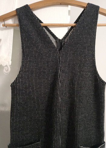 Gri Salaş Kadın Denim Uzun Tulum - Görsel 13