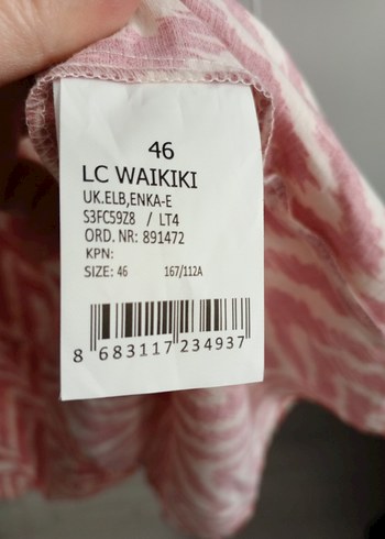 Pembe Uzun Kollu Bol Kesim yeni etiketli - Görsel 7