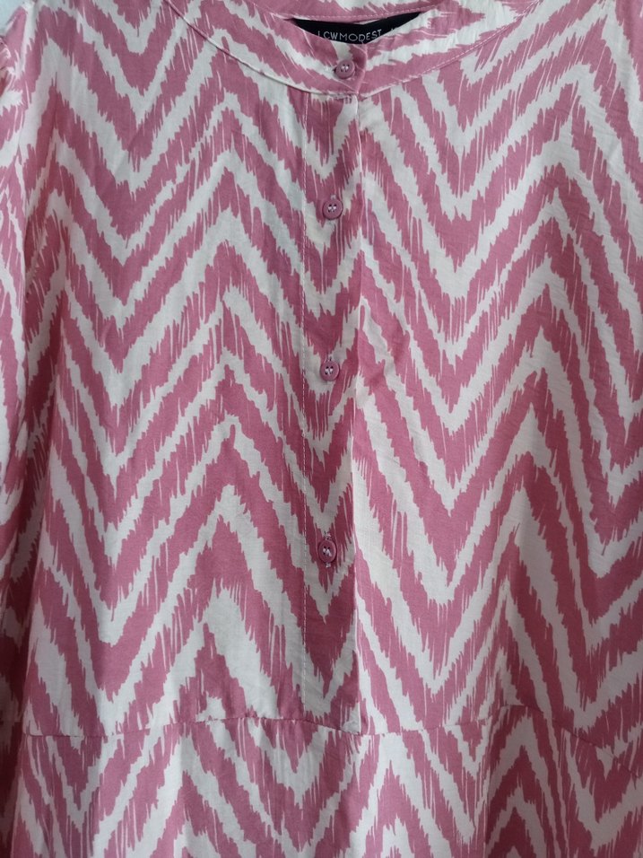 Pembe Uzun Kollu Bol Kesim yeni etiketli - Görsel 3