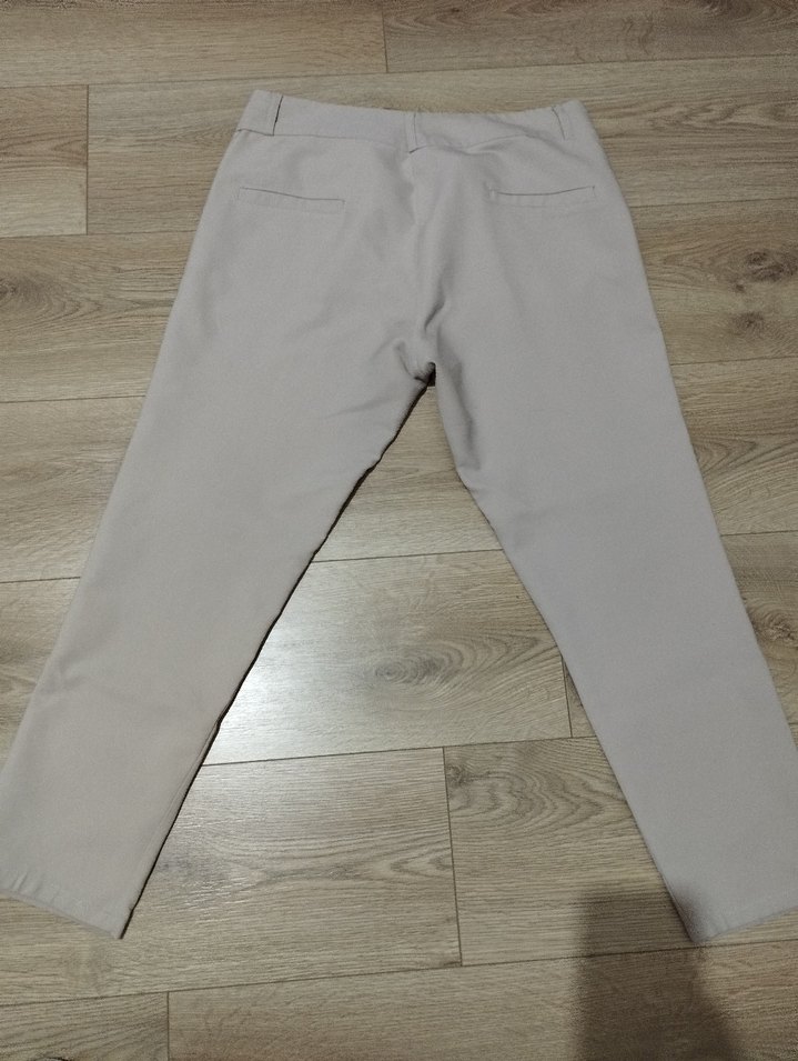 Bej Regular Fit Kadın Kumaş Pantolon - Görsel 2