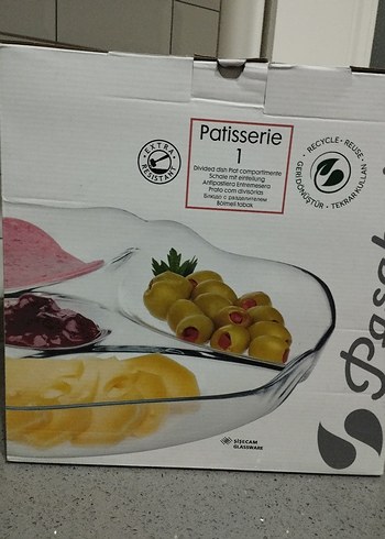 Beyaz Patisserie Cam çerezlik - Görsel 3