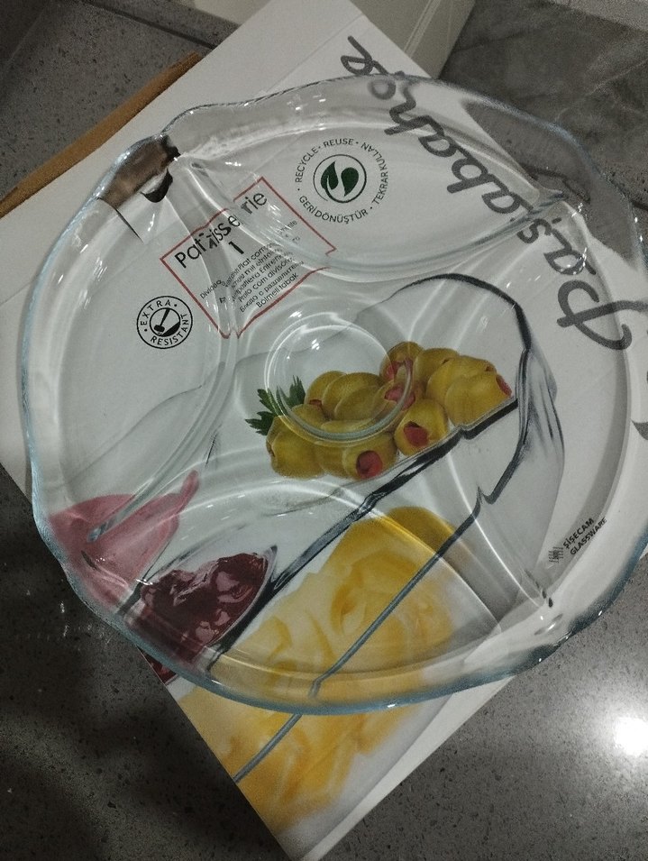 Beyaz Patisserie Cam çerezlik - Görsel 2