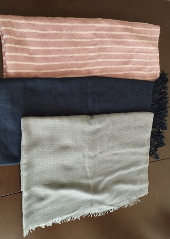 Kadın Keten renkli Şallar - Görsel 2