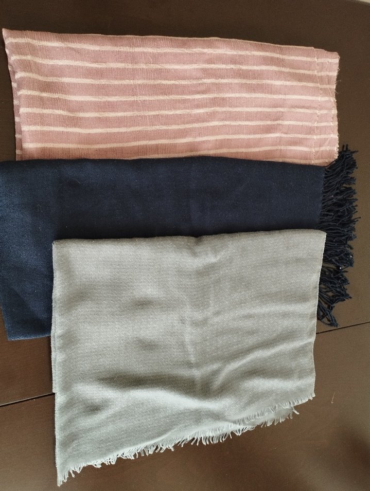 Kadın Keten renkli Şallar - Görsel 2