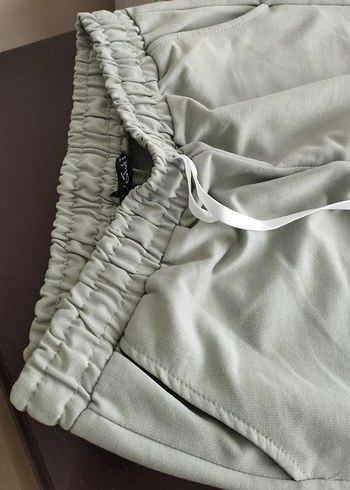 Şu yeşili Kadın Rahat Kesim Eşofman Altı - Görsel 2