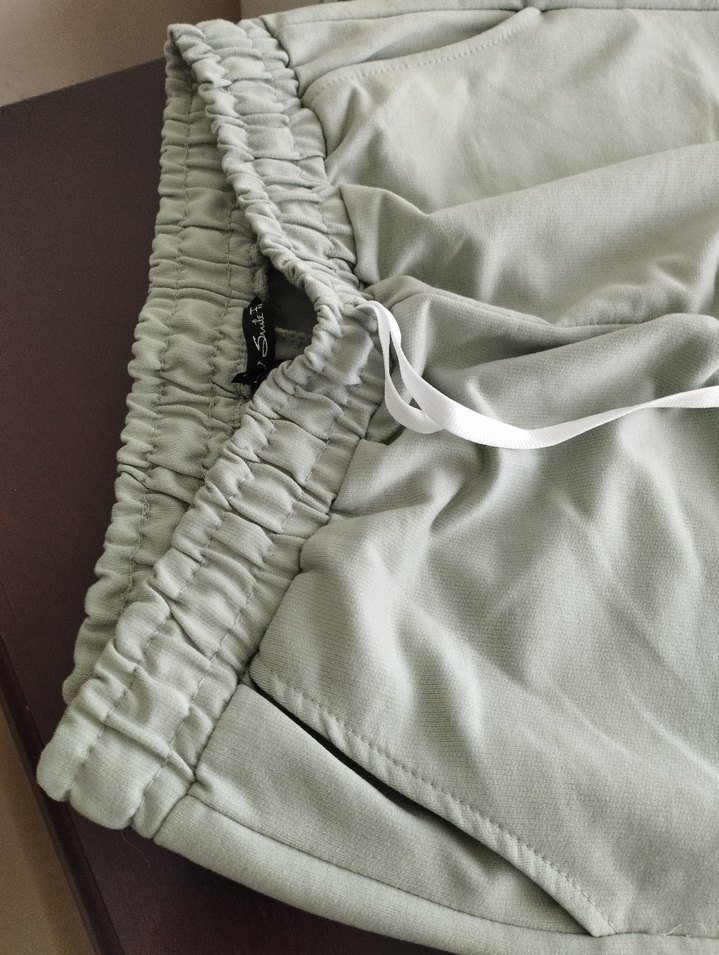 Şu yeşili Kadın Rahat Kesim Eşofman Altı - Görsel 2