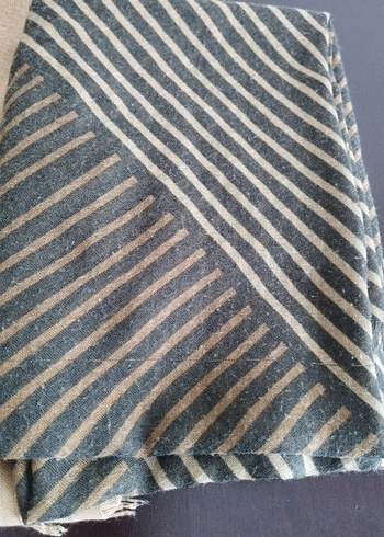 Bej ve haki Kadın Şalı - Görsel 2