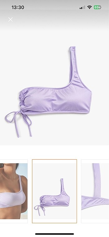 Koton Lila Bikini Üstü