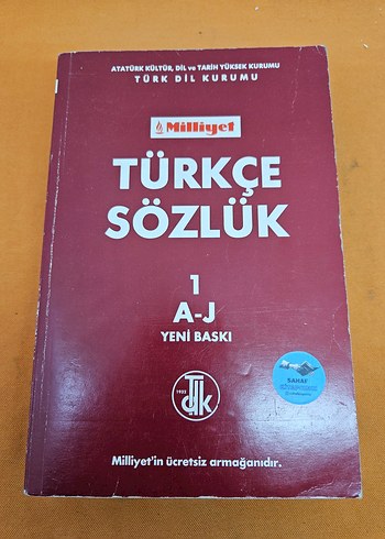 Türkçe Sözlük 1 A-J Yeni Baskı / 3-4798