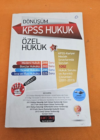 Dönüşüm KPSS Hukuk Özel Hukuk Soru Bankası / 3-4799