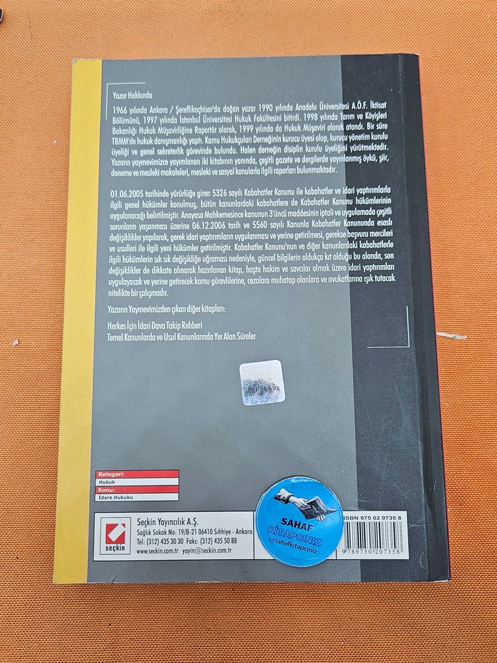 İdari Para Cezaları ve Diğer İdari Yaptırımlar Kitabı / 3-5172 - Görsel 2