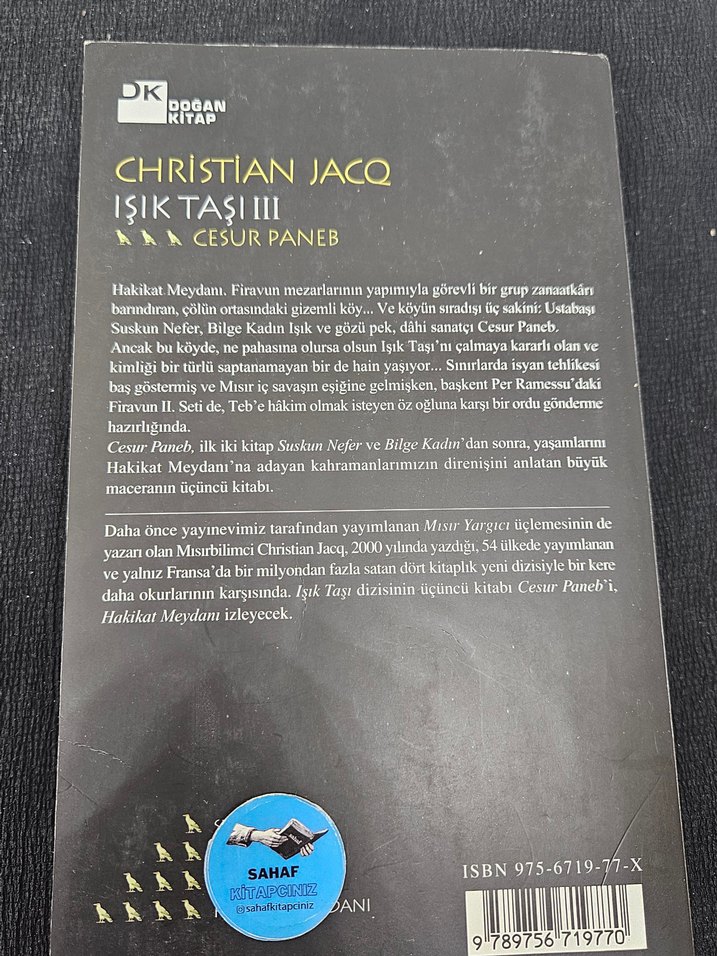 Işık Taşı III Cesur Paneb - Christian Jacq / 25-95 - Görsel 2