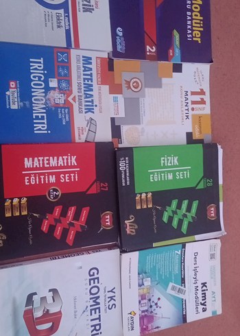YKS AYT TYT Matematik, Fizik, Kimya, Geometri Kitapları