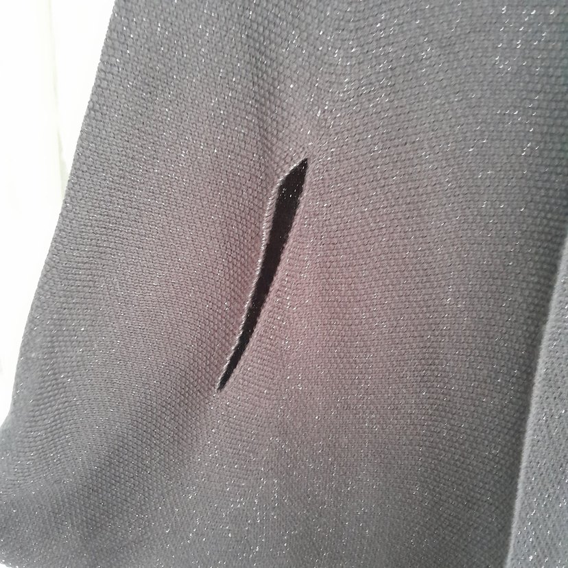 Düğmeli Siyah Hamile Pelerini - Görsel 3