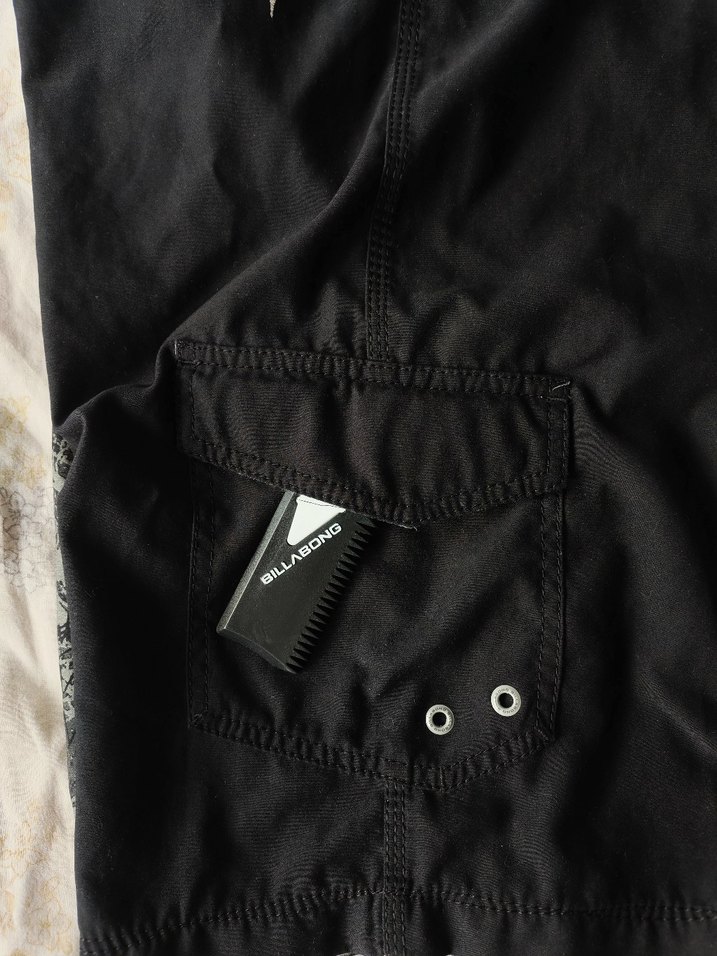 Billabong erkek mayo sörfçü şortu bermuda batman yarasa desenli - Görsel 4