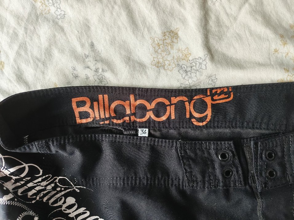 Billabong erkek mayo sörfçü şortu bermuda batman yarasa desenli - Görsel 5