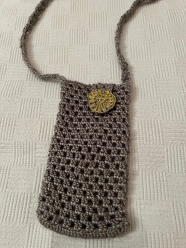 Örme Telefon Çantası