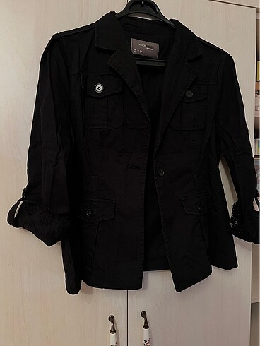 42 Beden siyah Renk Siyah Blazer Ceket