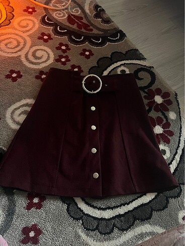 Mini etek çıtçıtlı