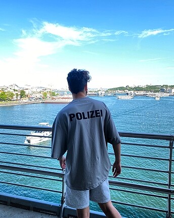Polizei Oversize T-Shirt