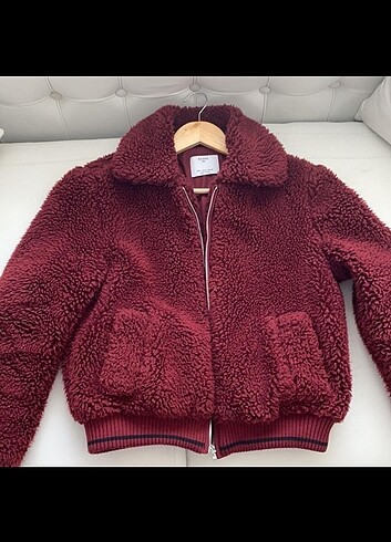s Beden bordo Renk Bershka mont 