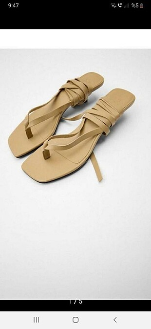 Zara bağlamalı sandalet