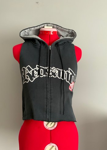 Redsand Fermuarlı Kapüşonlu Yelek - Görsel 3