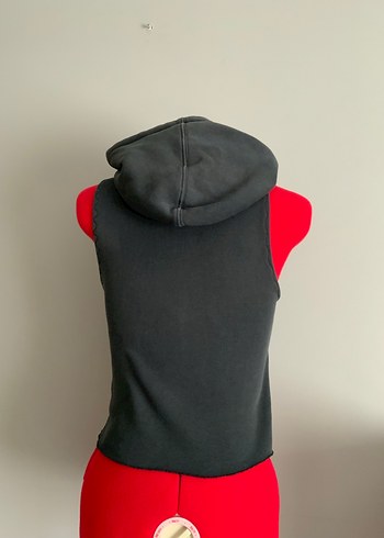 Redsand Fermuarlı Kapüşonlu Yelek - Görsel 5