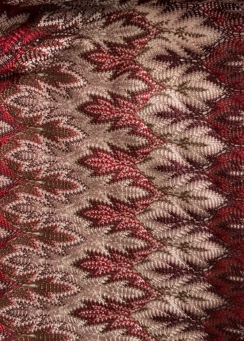 Bordo Bohem Örgü Kolsuz Kadın Atlet - Görsel 7