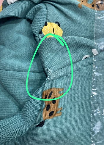 Gri Baskılı Fermuarlı Erkek Bebek Tulumu - Görsel 2