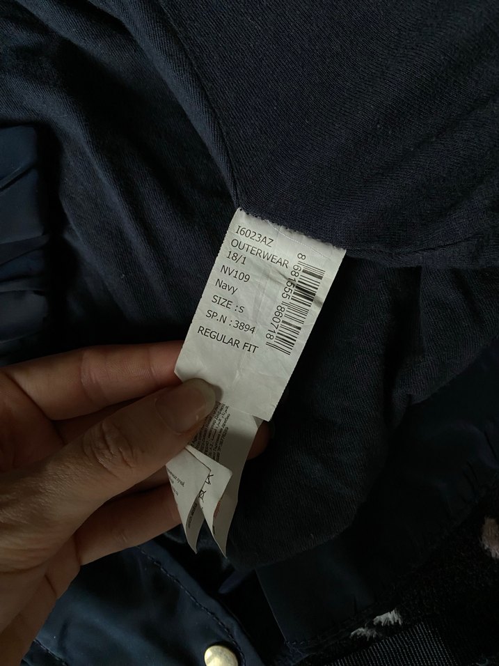 Mavi paraşüt Kumaşlı Kapüşonlu yağmurluk - Görsel 5