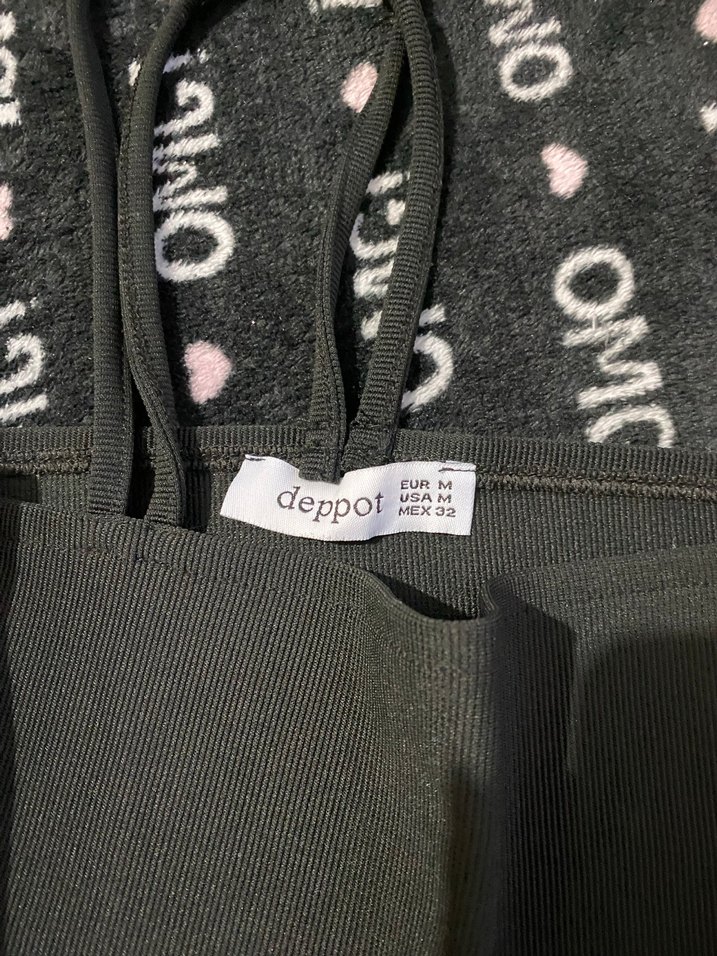 Kadın siyah crop - Görsel 2