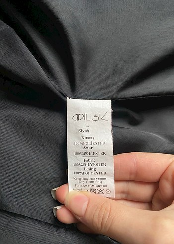 Siyah oversize Kadın Blazer Ceket - Görsel 5