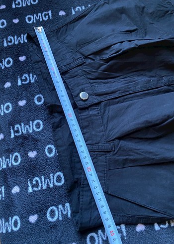 Kadın Siyah Bol Kesim paraşüt Pantolon - Görsel 3