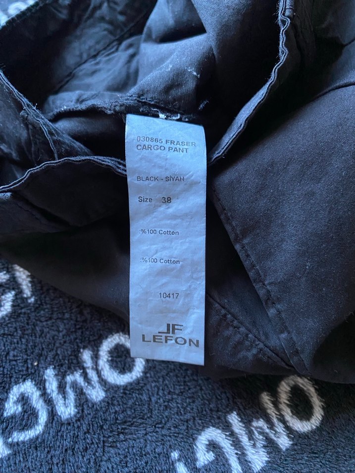 Kadın Siyah Bol Kesim paraşüt Pantolon - Görsel 4