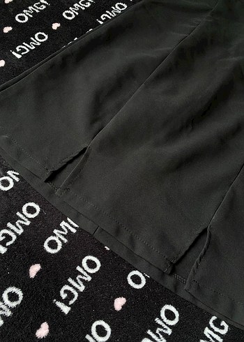 Siyah mini elbise - Görsel 3